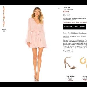 Lovers and Friends Lila Mini Dress